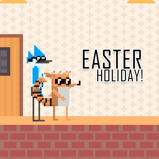 Mordecai and Rigby Easter Holiday Game