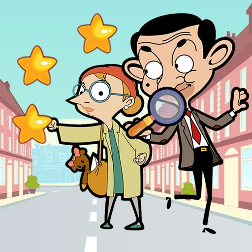 Mr. Bean Hidden Stars Game