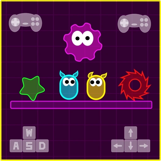 Neon Slimes Game