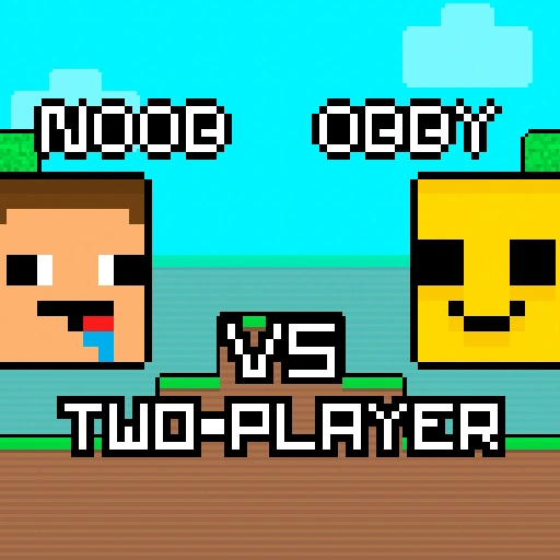 Noob vs Obby Two Player Game