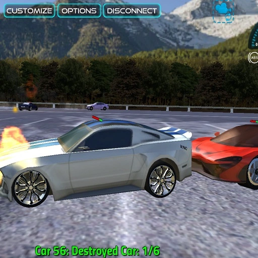 Parking Car Crash Demolition Multiplayer Game 
