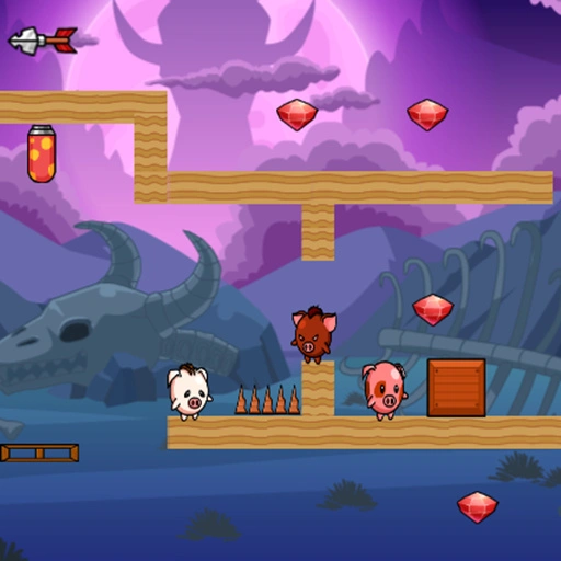 Pig Bros Adventure Game