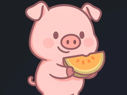 Piggy vs Watermelon Game