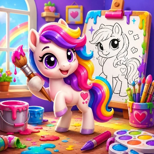 Pony Color Fun Game