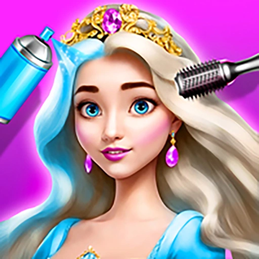 Princess Hair Makeup Salon Game