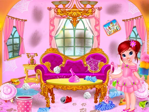 Princess House Cleanup Game
