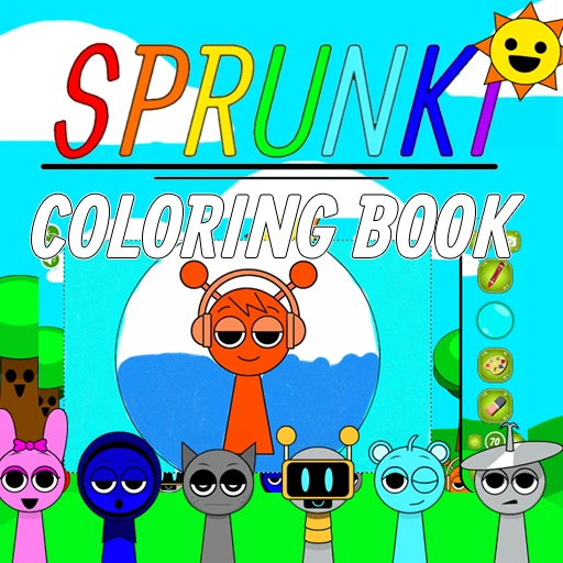 Sprunki Coloring Books Game