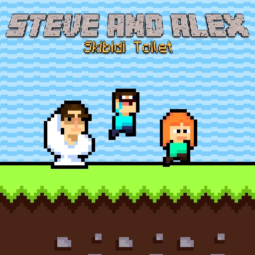 Steve and Alex Skibidi Toilet Game