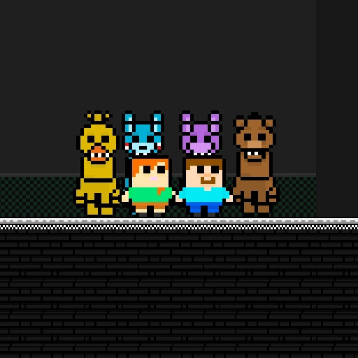 Steve and Alex vs Fnaf Game