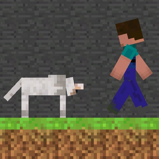 Steve and Wolf Game 