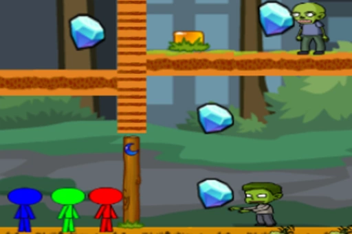 StickMan Bros Vs Zombies Game