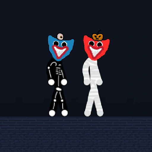 Stickman Huggy Spooky Holiday Game 