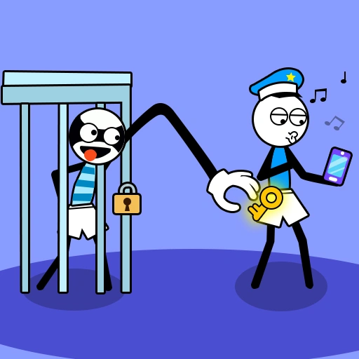 Stickman Troll Thief Puzzle Game
