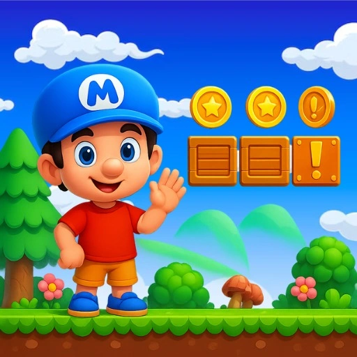 Super Mano Run Blast and Slash Game