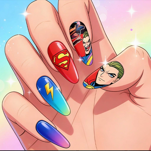 Superhero Nails Makeover Game