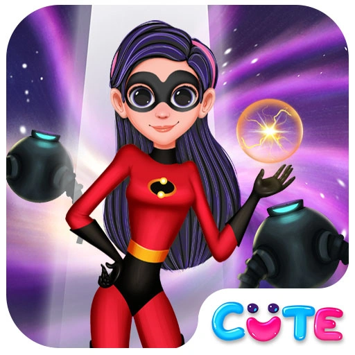 Superhero Violet Fashion Shoot Game 