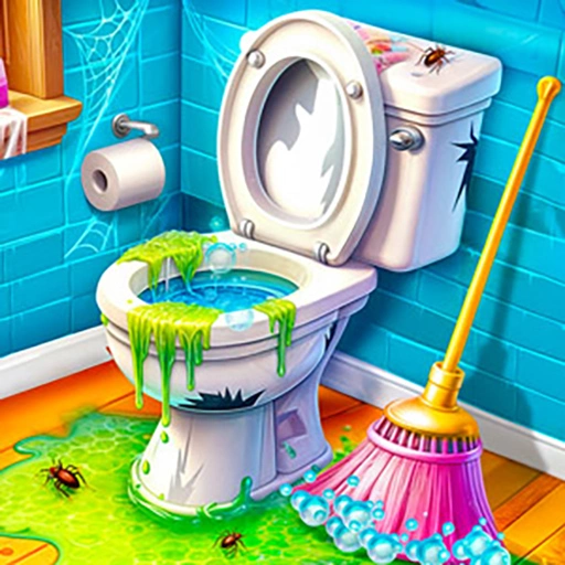 Sweet Baby Clean House Game