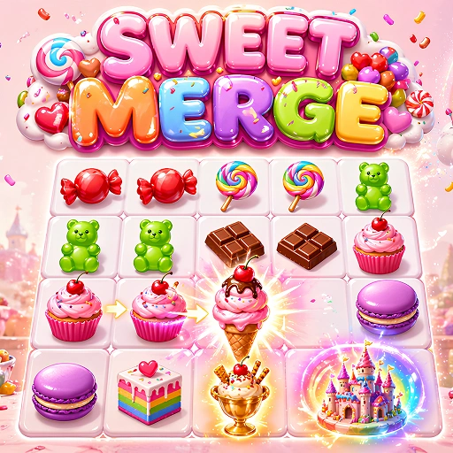 Sweet Merge Puzzle Game 