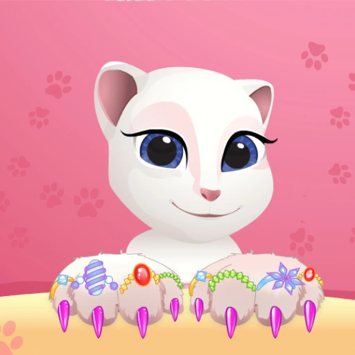 Talking Tom Angela Great Manicure Game