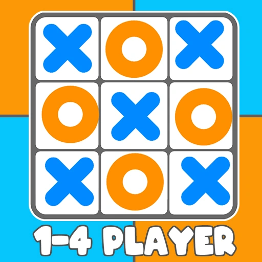 Tic Tac Toe 1-4 Player Game