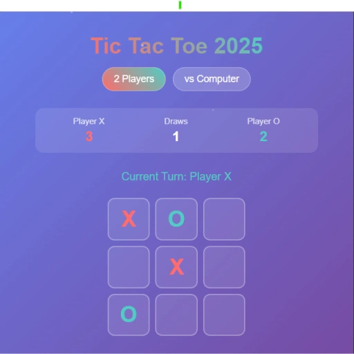 Tic Tac Toe 2025 Game