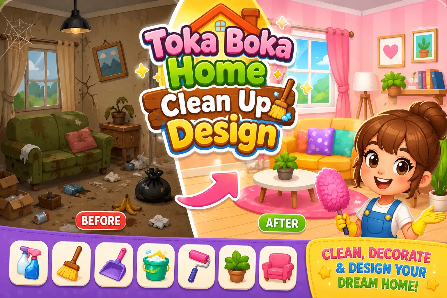 Toka Boka Home Clean Up Design
