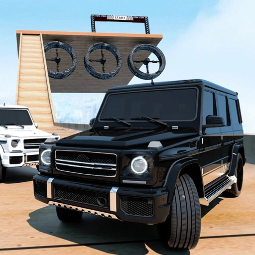 Truck Stunt On the Sky Way Game