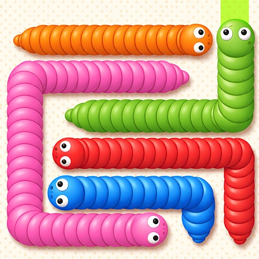 Twisted Snakes Brain Puzzle Game