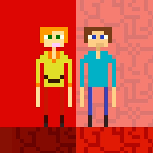 Two Player Stick Steve and Alex Game