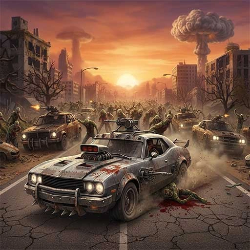 Zombie Road Drive Game